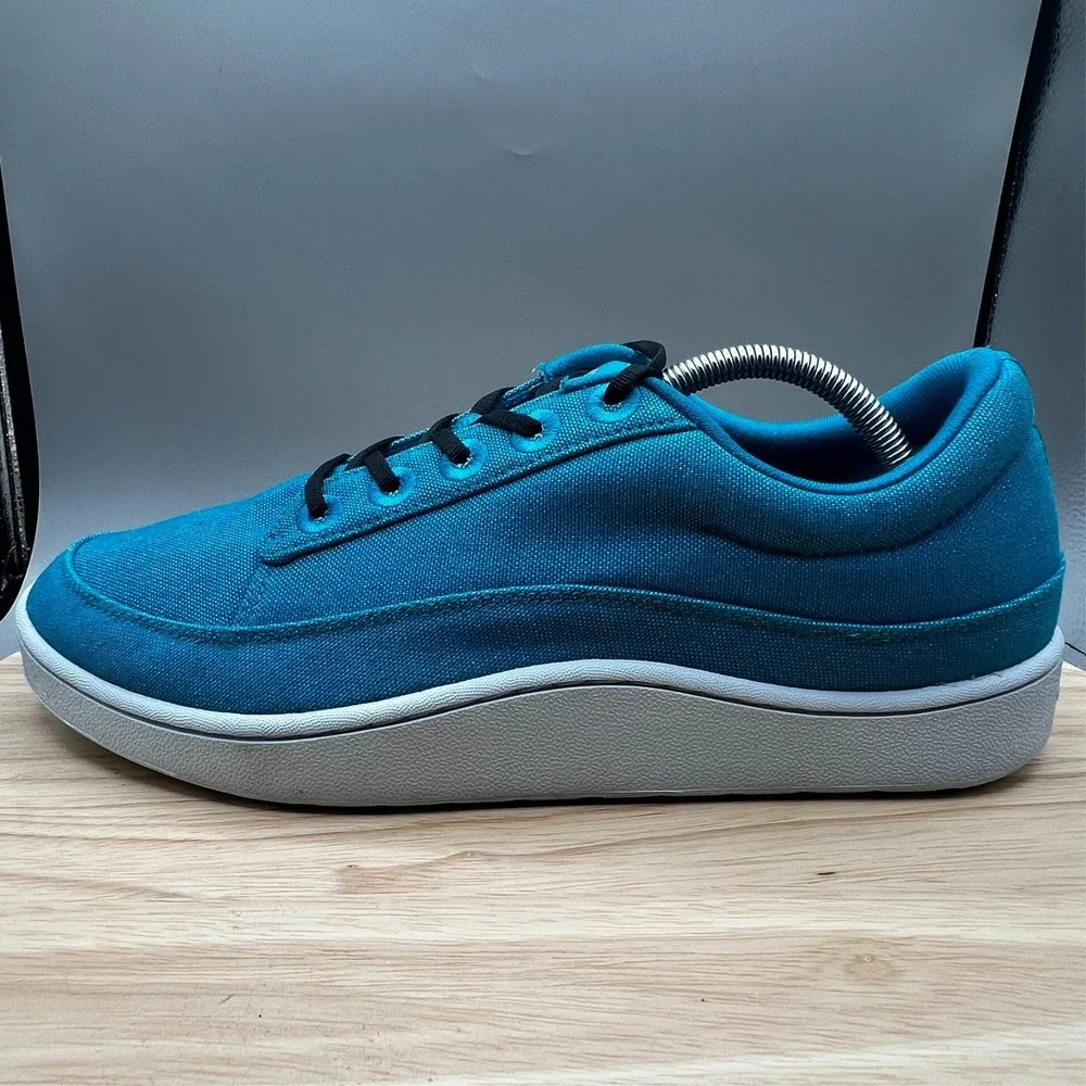 Allbirds Thrive Men's  10 Teal Canvas Pacers  Casual‎ Shoes Sneakers EUC